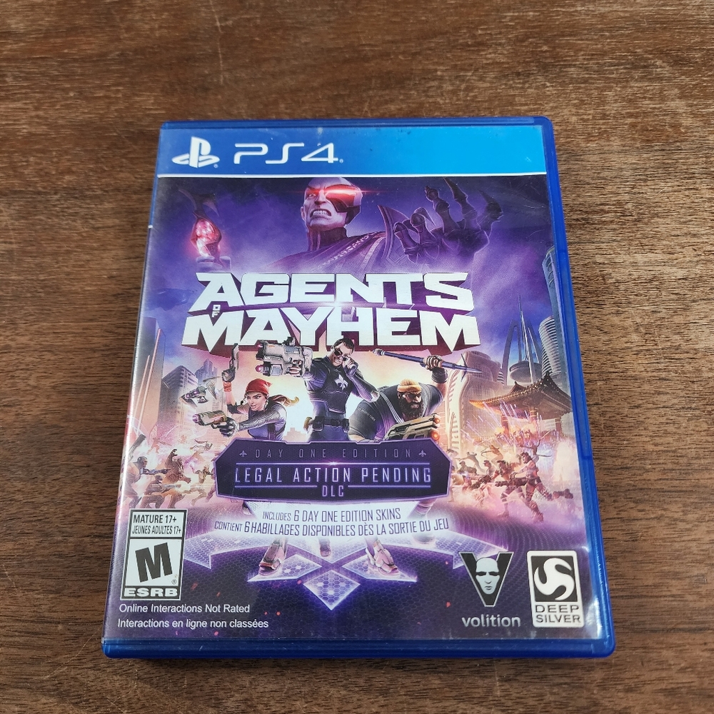 Sony Playstation 4 Agents Of Mayhem Day One Edition PS4 Game CIB